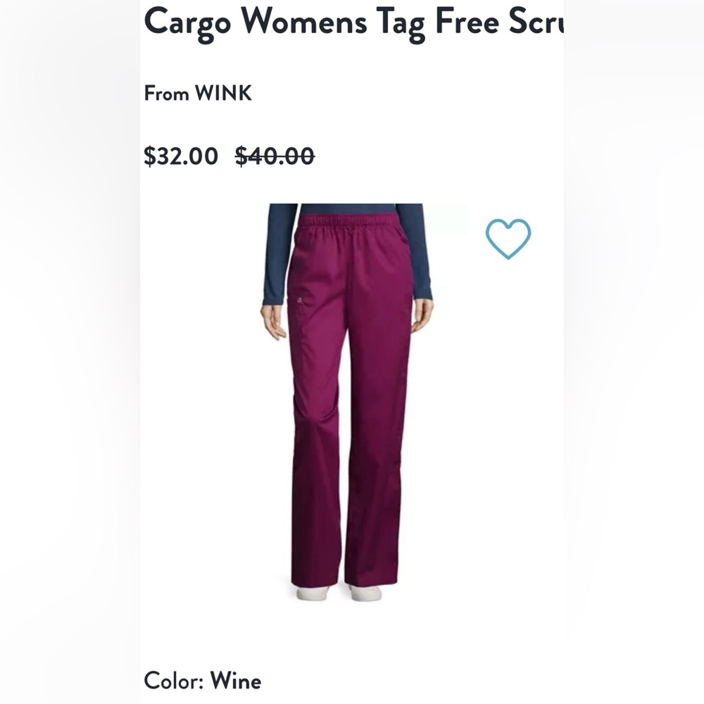 WonderWink Scrub Bottoms
